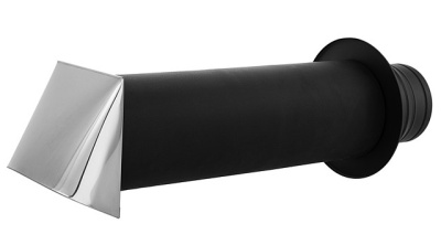 ZNK150-CC/OS /N-ML- CZ Наружный воздухозаборник с фильтром и нагревательным элементом,  регулируемой заслонкой с тросиком и белой или черной ручкой
